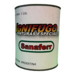 PINTURA IGNIFUGA NEGRA X 1 LT