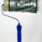 RODILLO LANA NATURAL PLATA 10CM