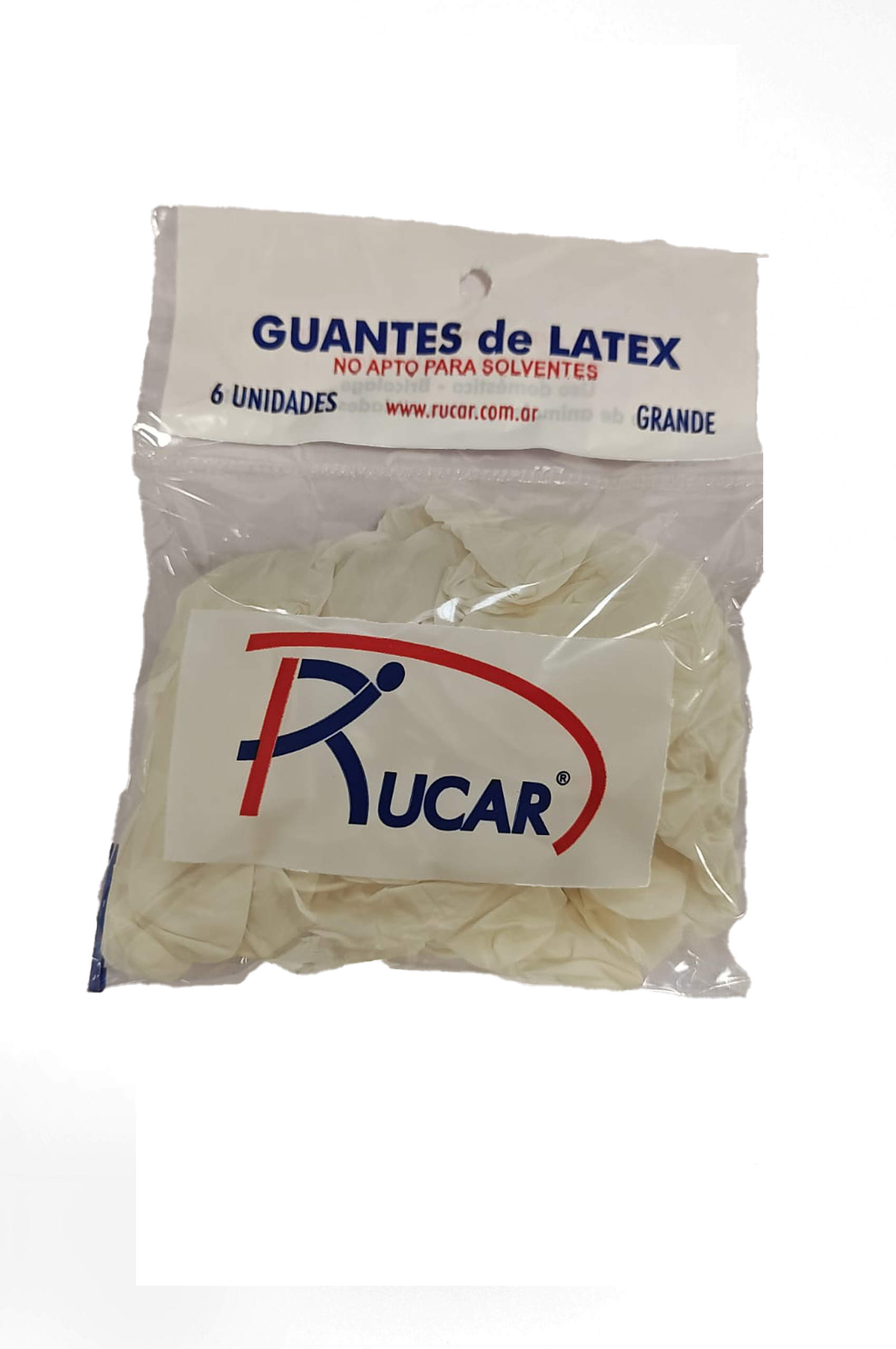 Guante-LATEX Bolsa Guantes Descartables Látex por 10 unidades - Image 1